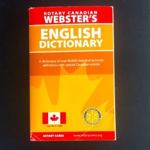 Rotary Canadian Webster's English Dictionary
